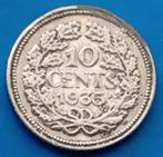 10 cent 1935 - Wilhelmina, Postzegels en Munten, Munten | Nederland, Koningin Wilhelmina, 10 cent, Verzenden