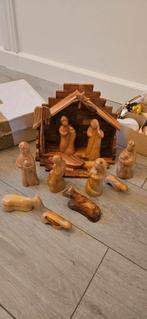 Houten kerststal met figuren, Ophalen