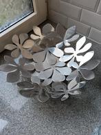 Metalen Bloemschaal - Decoratief en Stijlvol, Overige materialen, Schaal, Rond, Ophalen of Verzenden