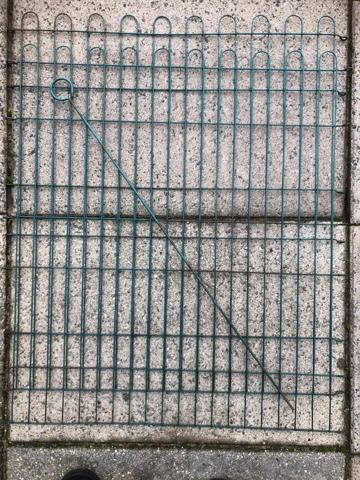 Konijnenren panelen 2 stuks met 1 pin (groen) Gaaspaneel, Dieren en Toebehoren, Knaagdieren en Konijnen | Hokken en Kooien, Gebruikt