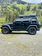 Jeep wrangler jk2013 4x4 zwart cabrio offroad v6 vol opties., Auto's, Jeep, Automaat, Stof, Zwart, 2000 kg
