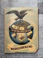 Oude Pette Cacao en Chocolade reklame poster, Verzamelen, Reclamebord, Gebruikt, Ophalen of Verzenden
