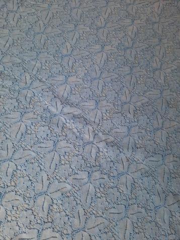 #blauw #kant #kantstof #babyblauw #stof beschikbaar voor biedingen