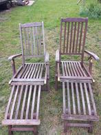 Dekchair, Tuin en Terras, Tuinstoelen, Ophalen, Gebruikt, Hout