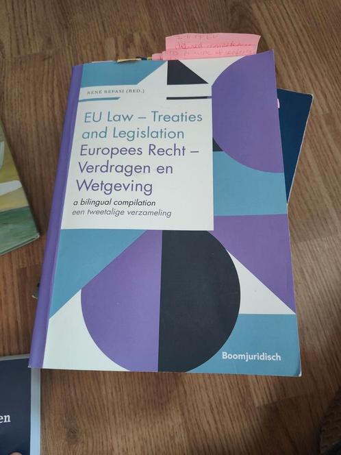 EU Law - Treaties and Legislation / Europees Recht - Verdrag, Boeken, Wetenschap, Zo goed als nieuw, Ophalen of Verzenden