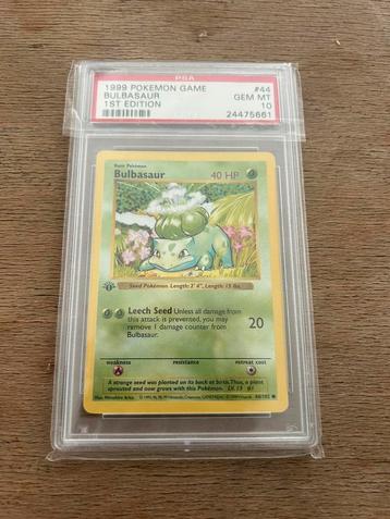 Bulbasaur 1st edition PSA 10  beschikbaar voor biedingen