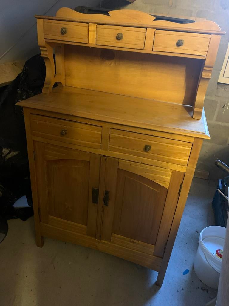 Antiek Kersenhouten Kastje in Perfecte Staat, Ophalen, 100 tot 150 cm, 50 tot 100 cm, Zo goed als nieuw