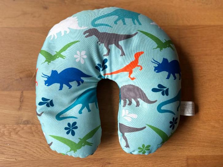 Kinder Nekkussen met oogmasker - Dinosaurus / dino's, Kinderen en Baby's, Overige Kinderen en Baby's, Zo goed als nieuw, Ophalen of Verzenden