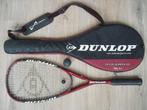 Squash racket Dunlop Inferno 120 top conditie & hoes & bal, Ophalen of Verzenden, Zo goed als nieuw, Racket, Met hoes