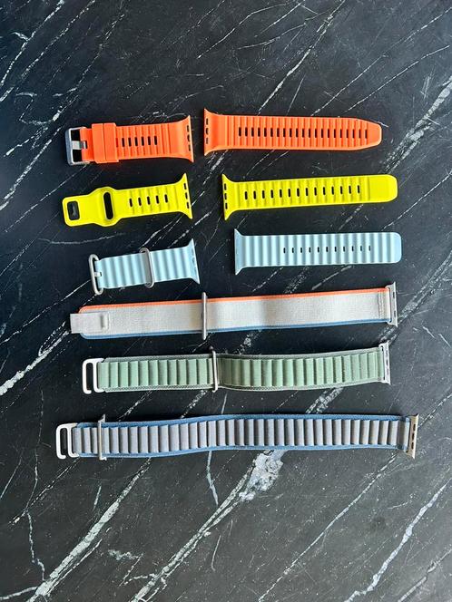 Originele Apple watch Ultra bandjes, Sieraden, Tassen en Uiterlijk, Smartwatches, Zo goed als nieuw, iOS, Ophalen of Verzenden