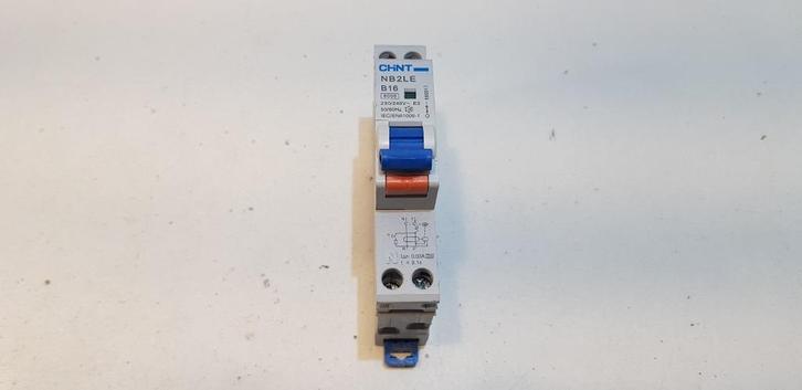CHINT Groepenkast Aardlekautomaat B16 30mA 1M breed (1x), Hobby en Vrije tijd, Elektronica-componenten, Gebruikt, Ophalen of Verzenden