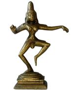 Bronzen Shiva Nataraja Beeldje – Zuid-India, ca. 1950–1970, Ophalen of Verzenden, Gebruikt