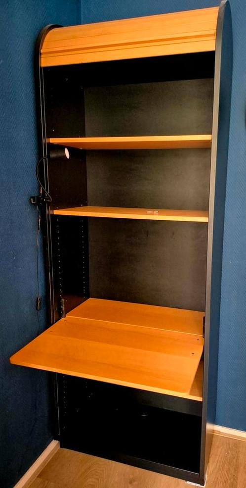rolkast, secretaire, boekenkast, Huis en Inrichting, Kasten | Boekenkasten, Gebruikt, 200 cm of meer, 25 tot 50 cm, Ophalen