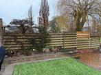 Houten schutting met palen, Tuin en Terras, Schuttingen, Ophalen, 6 meter of meer, Hout, 1 tot 2 meter
