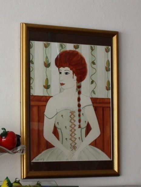 Schilderij Art Nouveau deco Bal, Antiek en Kunst, Kunst | Schilderijen | Klassiek, Ophalen