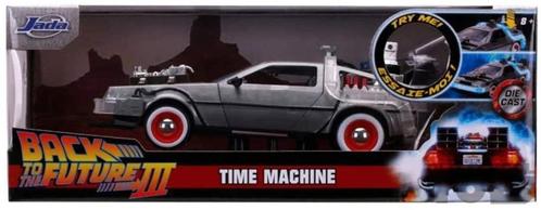 Jada Diecast: Back to the Future Part 3 Diecast Time Machine, Hobby en Vrije tijd, Modelauto's | 1:24, Nieuw, Jada, Ophalen of Verzenden