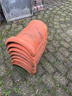 Nokvorsten Monier (8st), Doe-het-zelf en Verbouw, Dakpannen en Dakbedekking, Ophalen, Gebruikt, Steen of Klei, Minder dan 5 m²