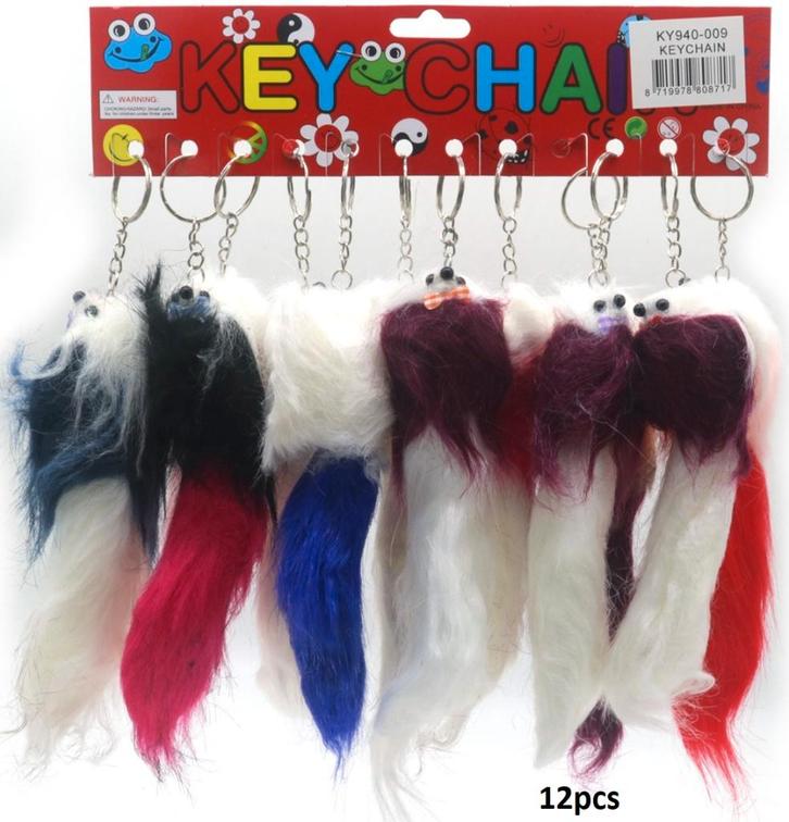PARTIJ VOSSENSTAART SLEUTELHANGER 18CM , Diversen, Rommelmarktspullen, Nieuw, Ophalen of Verzenden