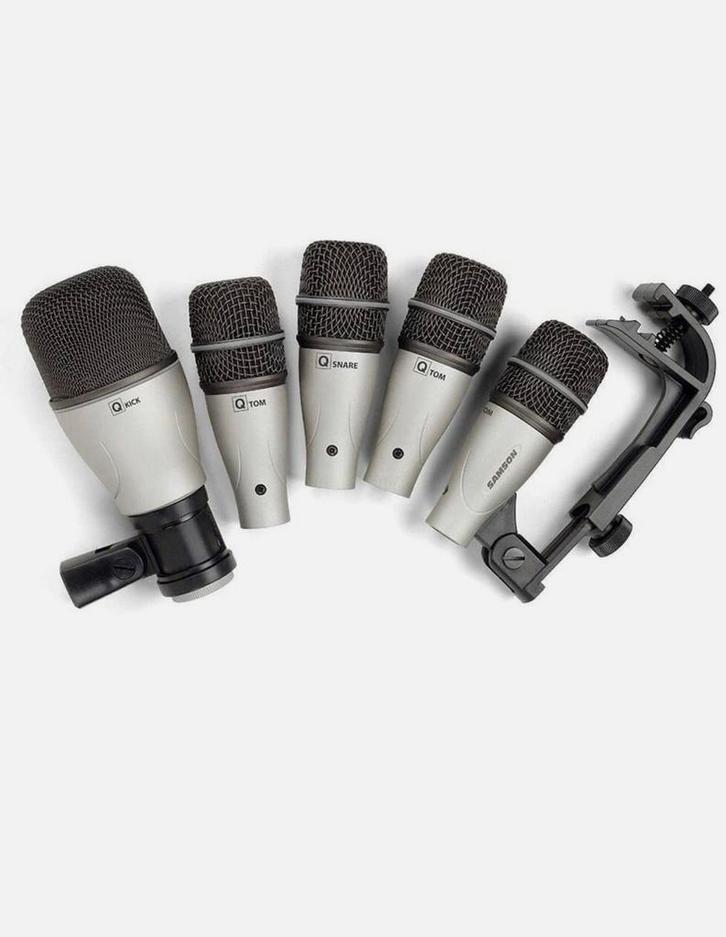 Samson 5Kit Drumstel Microfoons, Muziek en Instrumenten, Microfoons, Gebruikt, Instrumentmicrofoon, Ophalen of Verzenden