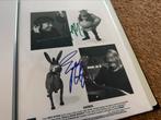 Gesigneerde foto ‘Shrek & Donkey’ Eddie Murphy & Mike Myers, 1980 tot heden, Foto, Nieuw, Ophalen of Verzenden
