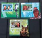 GUINEA 2006 vogels uilen 3w ongetand pf, Verzenden, Postfris, Dier of Natuur