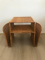 Rotan organiser magazine/ krant/ lectuur tafel, Ophalen