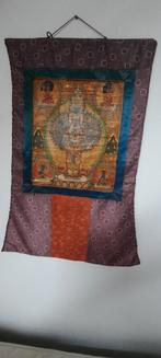 Antieke Thangka uit Nepal +/_ 100 jaar, Antiek en Kunst, Ophalen of Verzenden