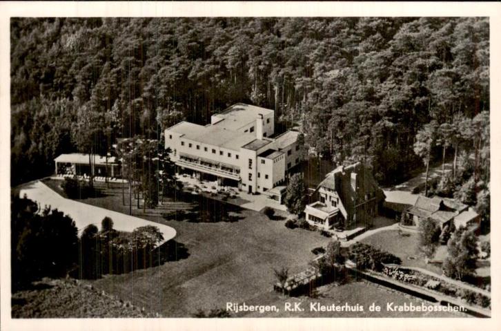 Rijsbergen - R.K. Kleuterhuis - de Krabbebosschen, Verzamelen, Ansichtkaarten | Nederland, Gelopen, Noord-Brabant, 1920 tot 1940