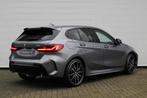 BMW 1-serie 120i High Executive M Sport Automaat / Panoramad, Auto's, BMW, Te koop, Zilver of Grijs, Benzine, 73 €/maand