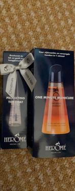 Nieuw Herome top coat one minute manicure scrub, Ophalen of Verzenden, Nieuw, Handen en Nagels