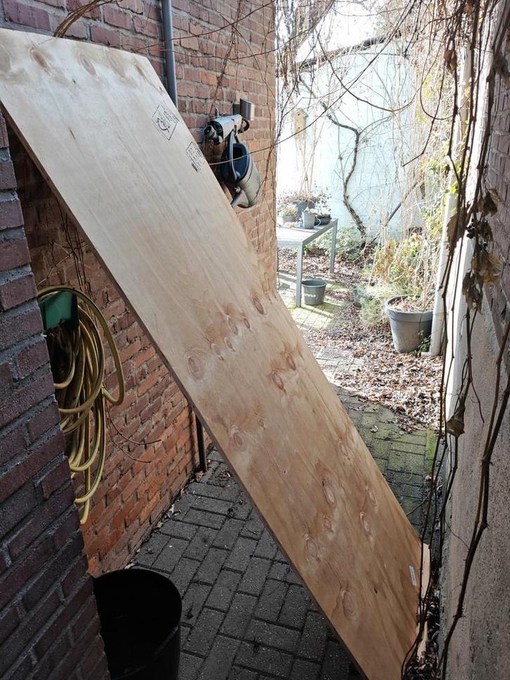 Gratis afhalen grote plaat dik multiplex, Doe-het-zelf en Verbouw, Platen en Panelen, Ophalen of Verzenden