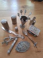 Djokja, diverse zilveren voorwerpen, Antiek en Kunst, Antiek | Goud en Zilver, Ophalen of Verzenden, Zilver
