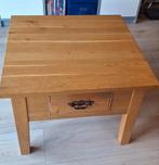 Vierkante Salontafel - Hout, Huis en Inrichting, Gebruikt, 50 tot 100 cm, Landelijk, Minder dan 50 cm