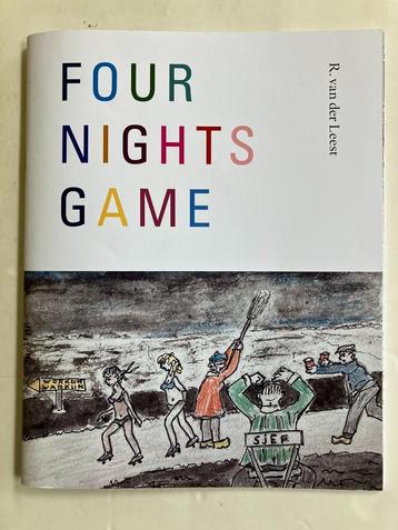 FOUR NIGHTS GAME.  ZEER ZELDZAAM. Softcover, rijk geïllus beschikbaar voor biedingen