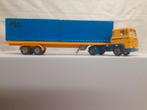 Scania 140 V8 Tekno met Container Chassis, Overige merken, Gebruikt, 1:50 of kleiner, Ophalen of Verzenden