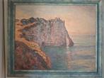 MONET,  Cliffs of Etretat, olieverfschilderij, Antiek en Kunst, Ophalen