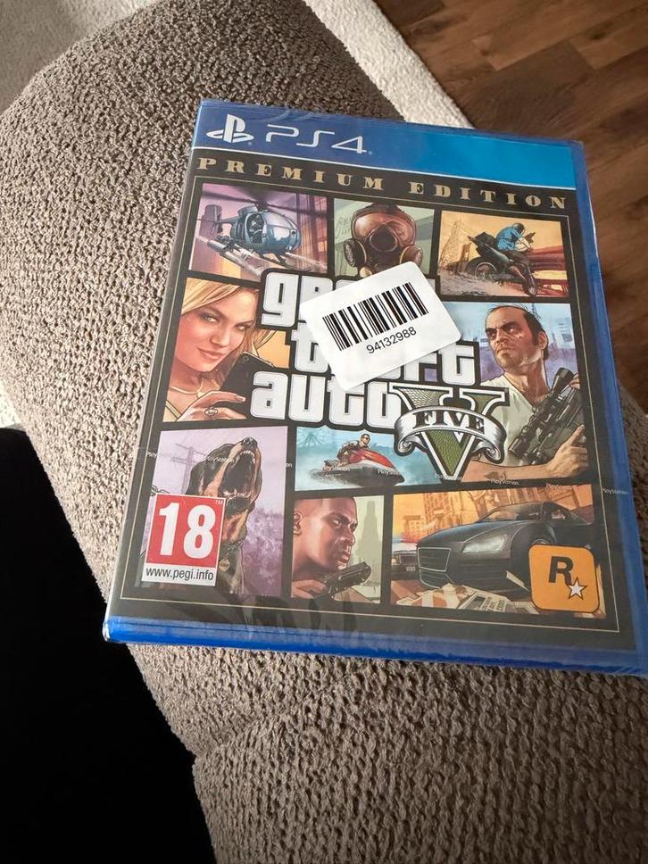 GTA V (Grand Theft Auto 5) PS4 - Nieuw in Verpakking!, Spelcomputers en Games, Spelcomputers | Sony PlayStation 4, Nieuw, Original