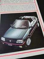 Brochure Peugeot 205 Cabriolet 1992, Ophalen of Verzenden, Zo goed als nieuw, Peugeot
