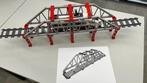 SB2222 Lego trein brug MOC , 6 spoordelen lengte, Kinderen en Baby's, Speelgoed | Duplo en Lego, Ophalen of Verzenden, Zo goed als nieuw
