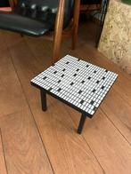 Vintage bijzettafeltje tafeltje tegeltjes, Ophalen, Minder dan 45 cm, Minder dan 55 cm, Gebruikt