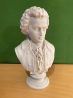 Buste van Mozart van wit biscuit porselein, Antiek en Kunst, Ophalen of Verzenden