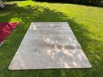 Groot laagpolig tapijt beige gratis, Huis en Inrichting, Ophalen, Gebruikt, Beige, 200 cm of meer
