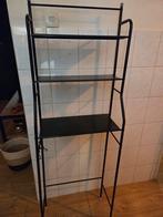 Zwart Badkamerrek, Huis en Inrichting, Badkamer | Badkamermeubels, Ophalen, Overige typen, 50 tot 100 cm, Zo goed als nieuw