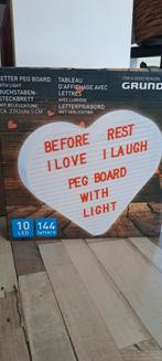 Letterbord hartjesvorm, Ophalen of Verzenden, Nieuw