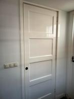 Kastdeur of Binnendeuren incl. Kozijn, 80 tot 100 cm, Gebruikt, Vouwdeur, Hout