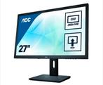 Aoc Q2775pqu  27 inch voor thuiswerken, Computers en Software, 60 Hz of minder, Gebruikt, IPS, Quad HD (2K)