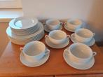 Wit servies van art -design, Ophalen