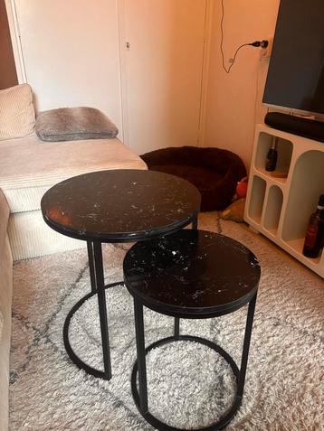 Set van 2 Salontafels / Bijzettafels beschikbaar voor biedingen