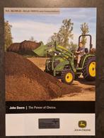 John Deere TWINTIG Compacttrekkers Brochure, Ophalen of Verzenden, Zo goed als nieuw, Algemeen, John Deere
