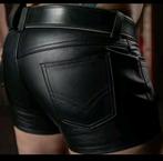 Korte broek,PU leather, Kleding | Heren, Broeken en Pantalons, Ophalen of Verzenden, Nieuw, Maat 52/54 (L), Zwart